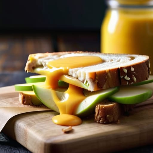 The Adult Version of Grilled Cheese sandwich.