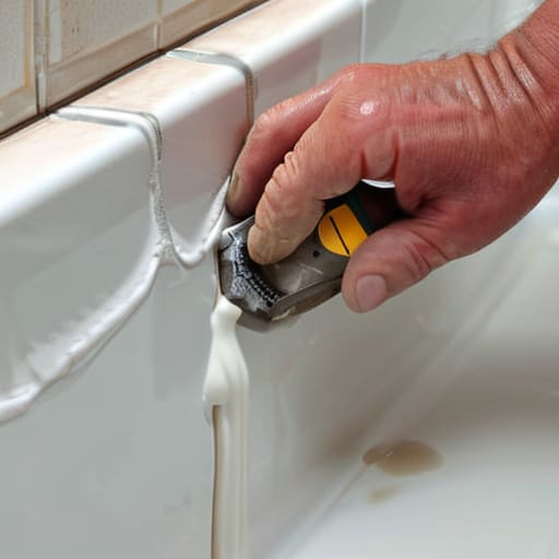 The Messy Part Removing Old Caulk for a Fresh Start