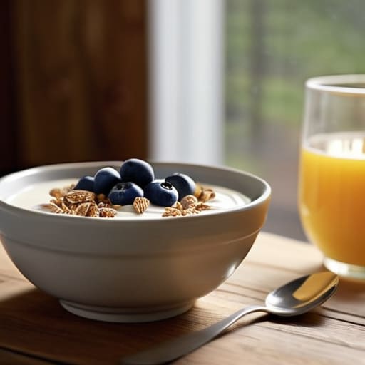 Healthy Greek Yogurt Power Bowls with toppings.