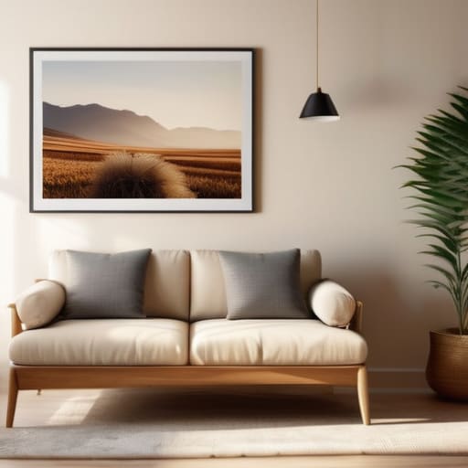 Art hanging on a wall, The Final Look.