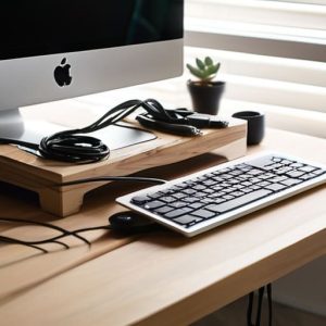 Easy cable management diy for organized cords.