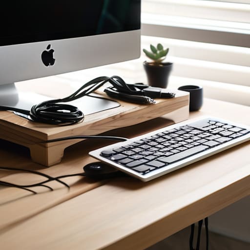 Easy cable management diy for organized cords.