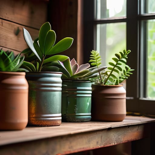 Creative diy planters from household items.