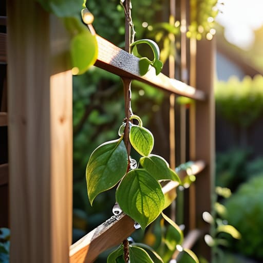 How to build a garden trellis.