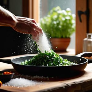 Learning how to cook without a recipe.