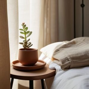 Morning routine for wellness ritual.