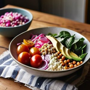Healthy quick lunch ideas for work.