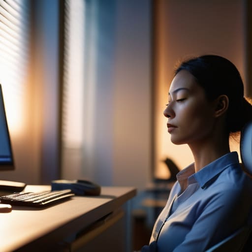 Simple Eye Strain Relief at Work tips.