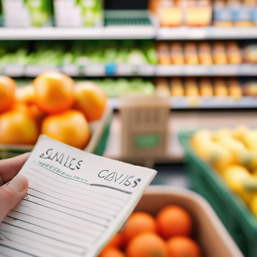 The Art of Grocery Shopping on a Budget.