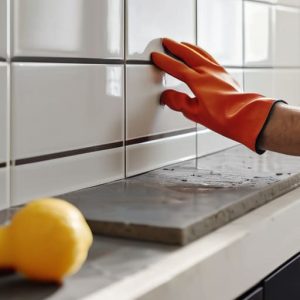 DIY guide on how to tile a backsplash.